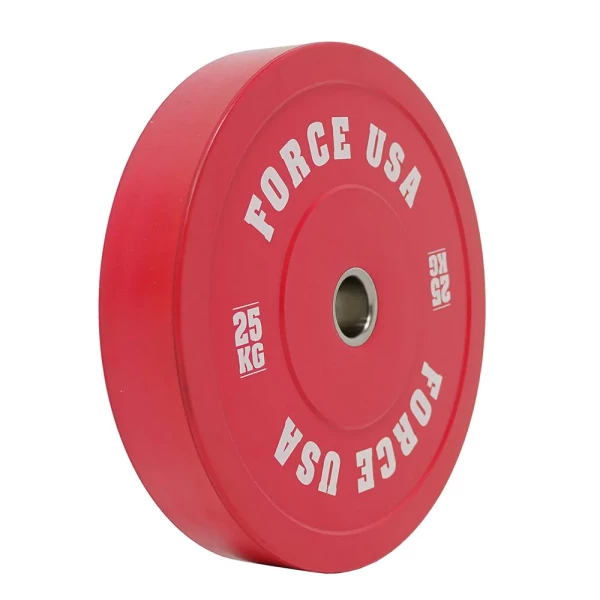 Force USA Pro Grade Coloured Bumper Plate 25kg-23