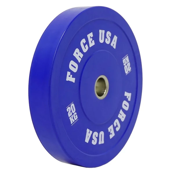 Force USA Pro Grade Coloured Bumper Plate 25kg-25