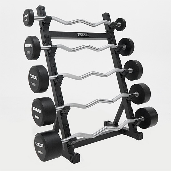 Force USA Fixed Curl Barbell Set and Stand-1