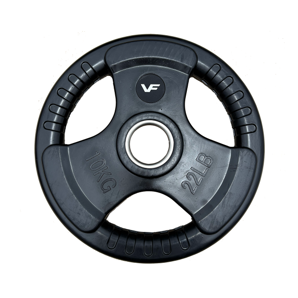 10kg Vanguard Fitness Rubber Coated Olympic Weight Plate