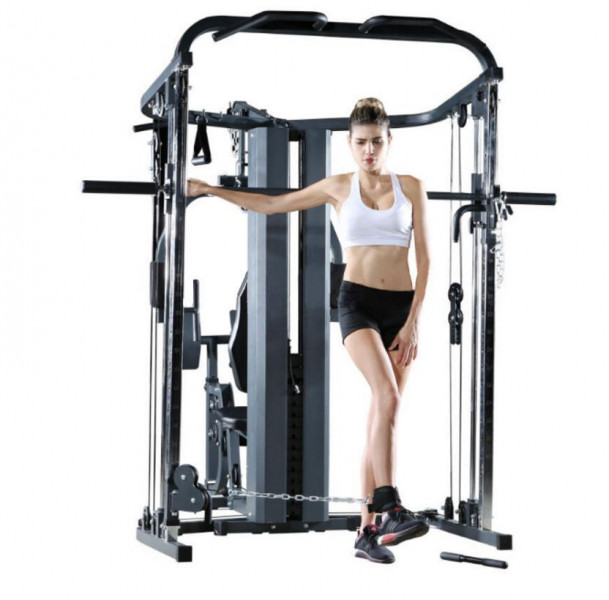 JX Fitness DZ305 Utility Home Gym with Smith Machine-3