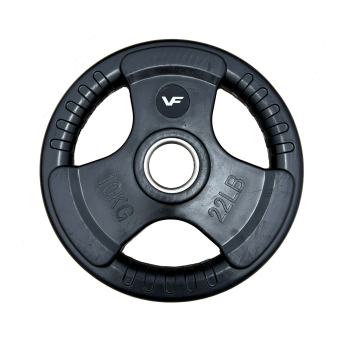 10kg Vanguard Fitness Rubber Coated Olympic Weight Plate